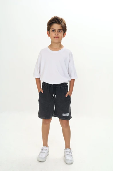 Toontoy Erkek Çocuk Yıkamalı Şort - 4
