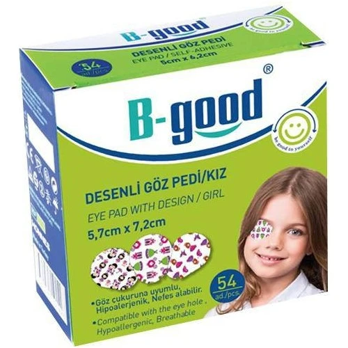 B-Good Göz Pedi Desenli Kız 5,7X7,2 54'Lü