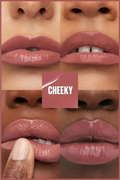 Maybelline New York Super Stay Vinyl Ink Uzun Süre Kalıcı Likit Parlak Ruj 35 Cheeky - 2