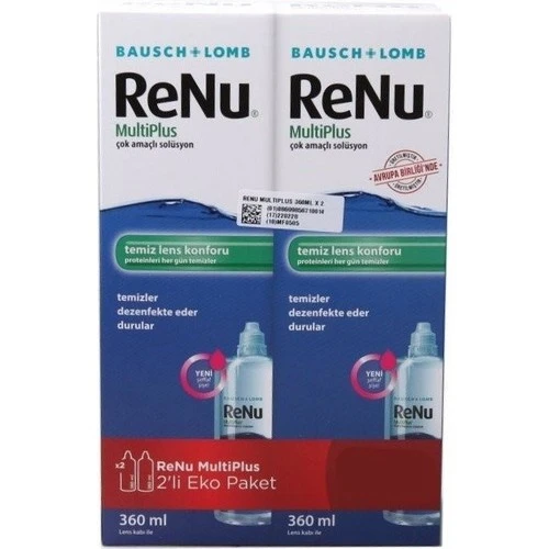 Renu Multiplus Lens Solüsyonu 360 ml 2li Kofre