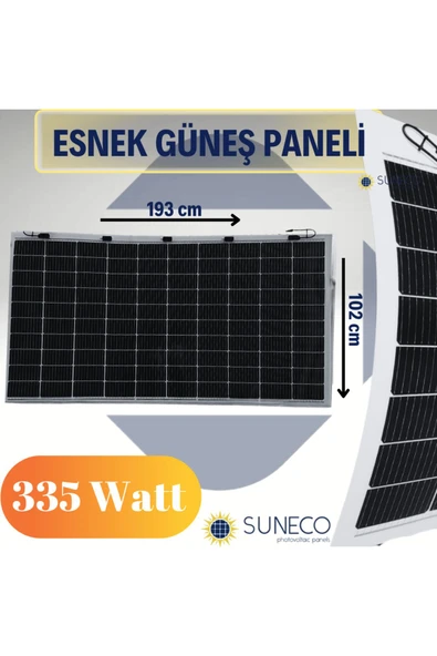 275 Watt Yarı Esnek Güneş Paneli Half Cut Monokristal Solar Güneş Paneli Karavn