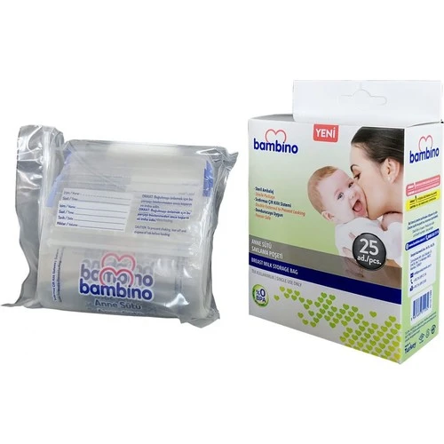 Bambino Anne Sütü Saklama Poşeti 25'Li T080