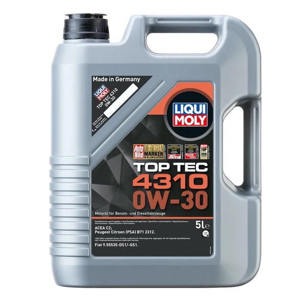 Liqui Moly Top Tec 4310 0W-30 5 lt Motor Yağı - 2024