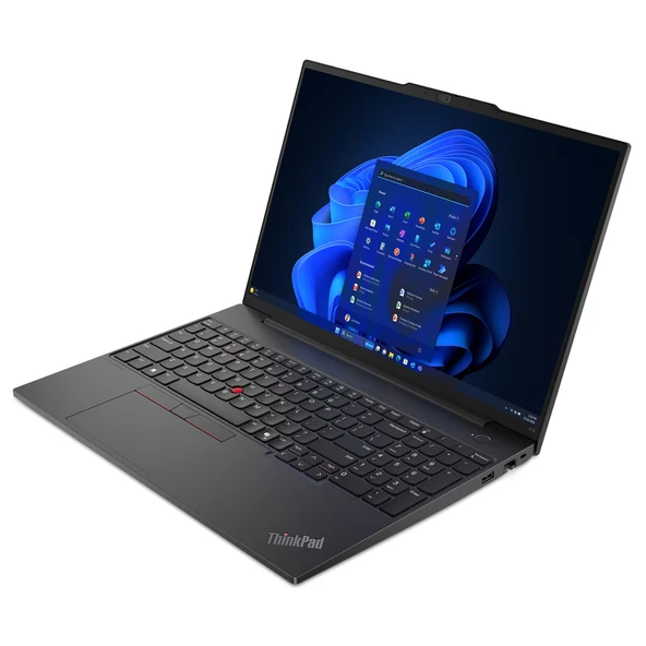 Lenovo ThinkPad E16 G2 Ultra 7 155H 16GB 512GB SSD 16" WUXGA W11P Dizüstü Bilgisayar 21MA008XTX 012 - Resim 3