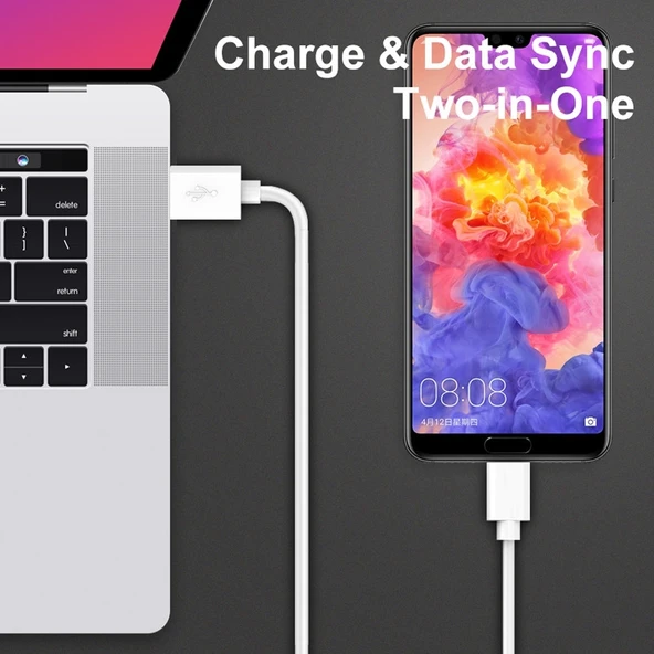LZ-715 Siyah 20W PD QC 3.0 Çift Port Hızlı Seyahat Şarj Cihazı USB Type-C Veri Kablosu ile EU Fiş - 2