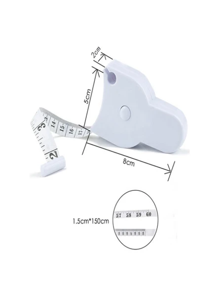 Tüm Vücut Ölçüm Aleti Mezura - 6