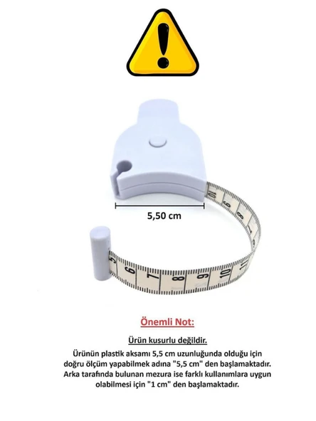 Tüm Vücut Ölçüm Aleti Mezura - 5