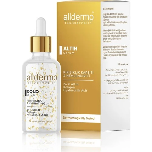 Alldermo Serum Kırışıklık Karşıtı Gold Anti Aging 30Ml