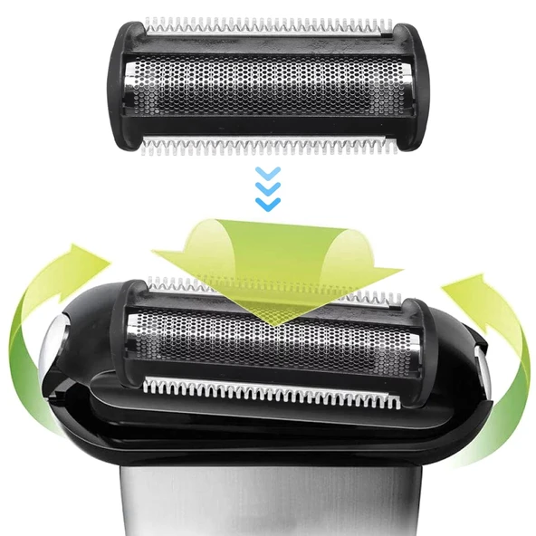Philips BG2000 BG2026 BG2028 BG2036 TT2020 Uyumlu Tıraş Makinesi Başlığı - 6