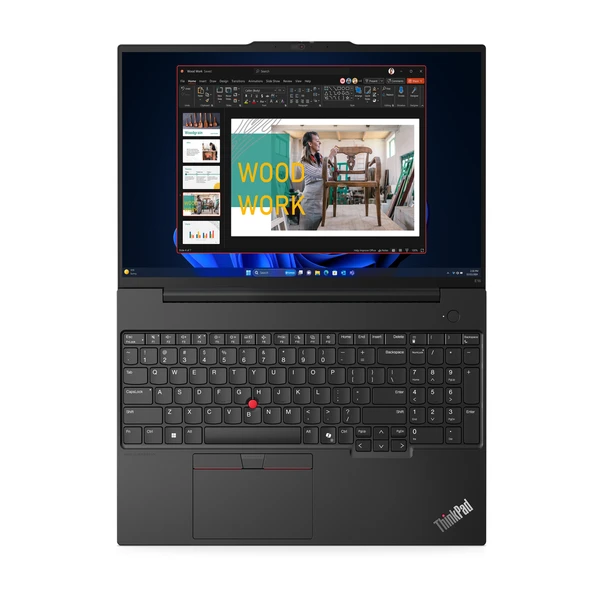 Lenovo ThinkPad E16 Gen 2 Ultra 7 155H 32GB 4TB SSD 16" WUXGA W11P Dizüstü Bilgisayar 21MA002UTX 024 - Resim 2