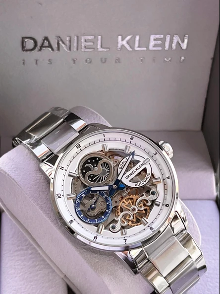 Daniel Klein Otomatik&Kurmalı Ay Ve Güneş Kadran Dual Time Özelikli Erkek Kol Saati EDK.14043.1 - 7