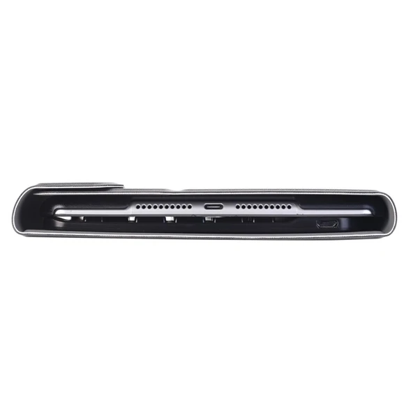 iPad Mini 5 Uyumlu A05 Bluetooth 30 İnce ABS Çıkarılabilir Bluetooth Klavye Deri Tablet Kılıfı Siyah - 8