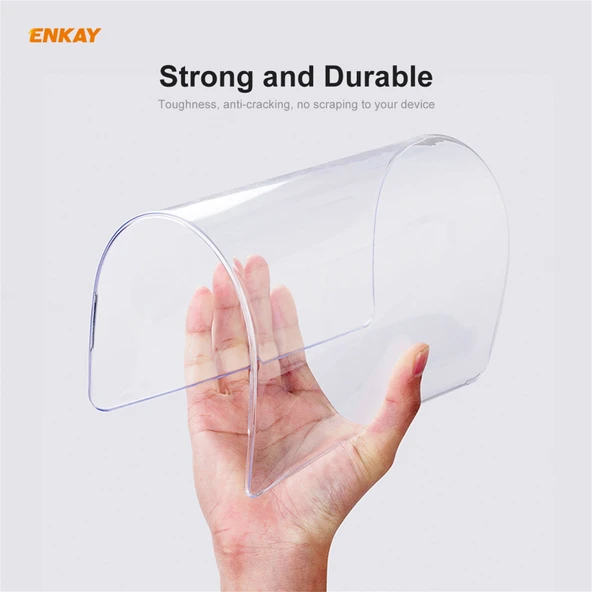 ENKAY 3 in 1 Kristal Laptop Koruyucu Kılıf Siyah MacBook Pro 16 inç A2141 Touch Bar - 7