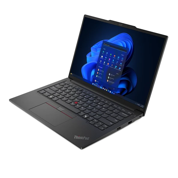 Lenovo ThinkPad E14 Gen 6 Ultra 7 155H 32GB 512GB SSD 14" WUXGA W11P Notebook 21M70091TX 012 - Resim 3
