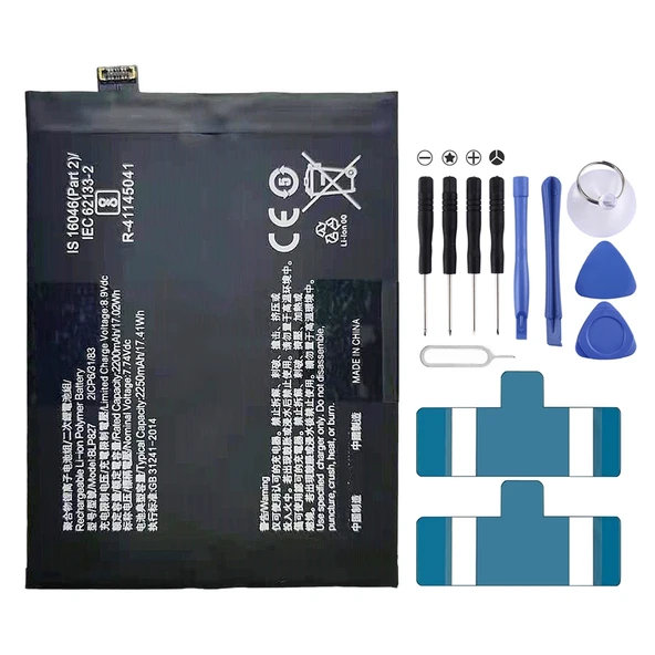 OnePlus 9 Pro Uyumlu BLP827 2200mAh Li-Polimer Telefon Bataryası