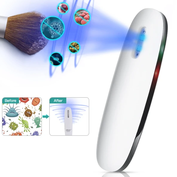 Taşınabilir UVC LED Işıklı Sterilizatör Dezenfeksiyon Çubuğu