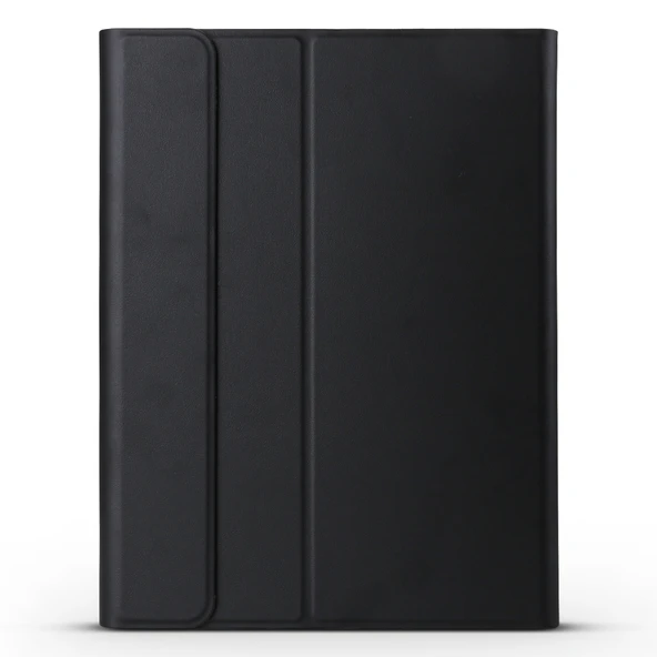 Apple iPad Air 4 5 ve Pro 11 Inch 2018 2022 Uyumlu Siyah Bluetooth 3.0 İnce ABS Klavyeli Deri Tablet Kılıfı - 2