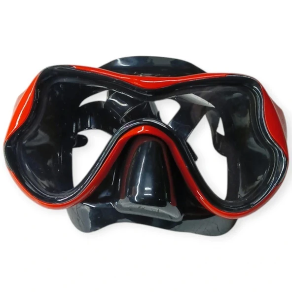 Star Diving Dalış Maskesi Yetişkin - 51704-KIRMIZI - 2