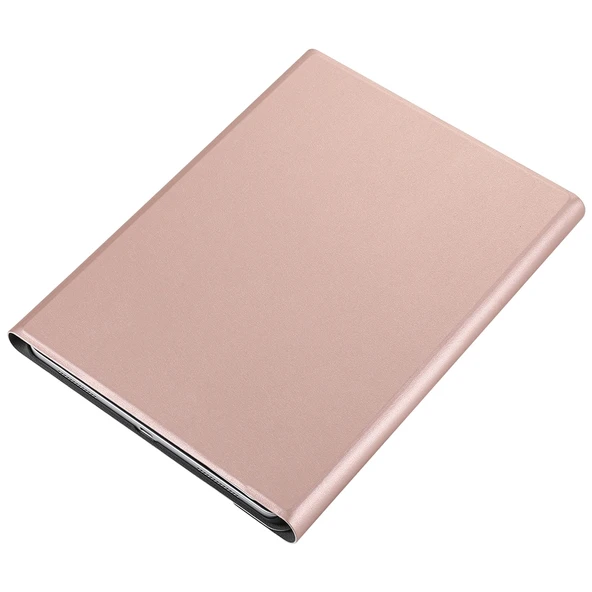 A11 Bluetooth 3.0 Ultra İnce ABS Çıkarılabilir Bluetooth Klavye Deri Tablet Kılıfı iPad Air 4 Air 5 Pro 11 inç 2018 2020 2021 2022 Rose Gold - 4