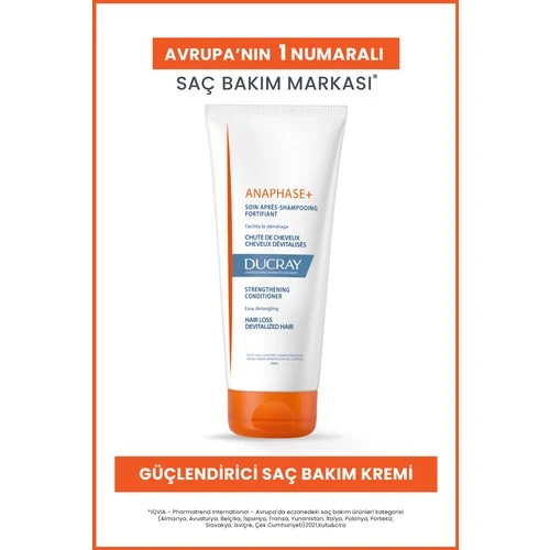 Ducray Anaphase+ Besleyici ve Güçlendirici Saç Kremi 200 ml