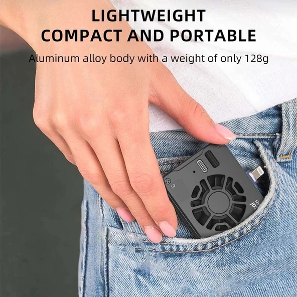 Canon Sony FUJIFILM Desiontal F01 Taşınabilir Metal Kasa Yarı İletken Kamera Soğutucu SLR Fan - 10