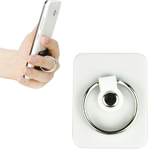 Evrensel 360 Derece Döner Telefon Yüzüğü Beyaz