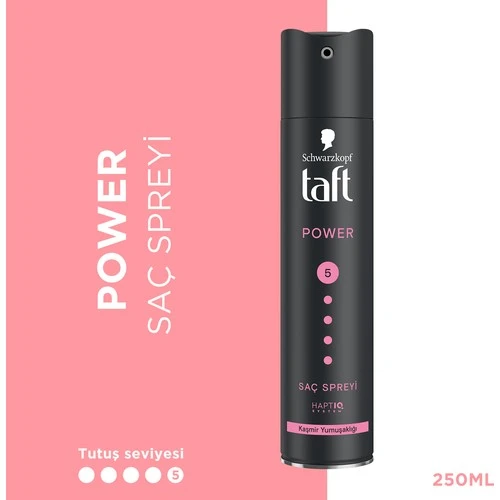 Taft Saç Spreyi Power Kasmır Mega Güçlü 5 250Ml
