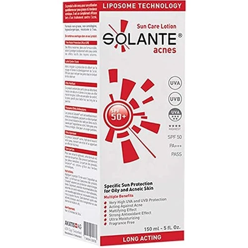 Solante Acnes Losyon SPF50 150 ml