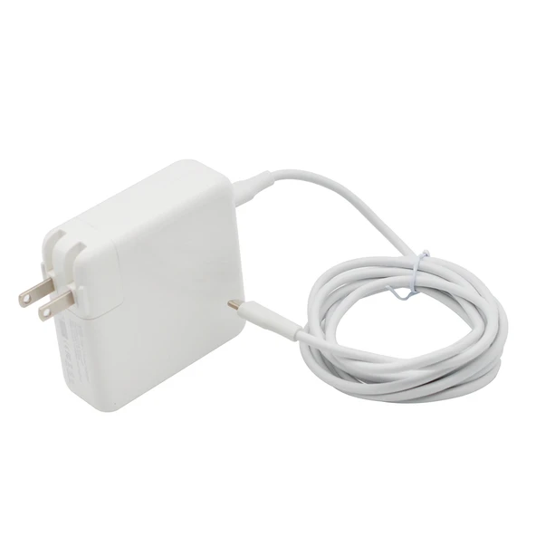 Apple MacBook Pro 15.4 inç A1990 A1707 Uyumlu 87W Type-C Taşınabilir Şarj Cihazı 1.8m Type-C Kablo AU Priz Beyaz - 5
