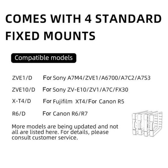 Canon Sony FUJIFILM Desiontal F01 Taşınabilir Metal Kasa Yarı İletken Kamera Soğutucu SLR Fan - 12