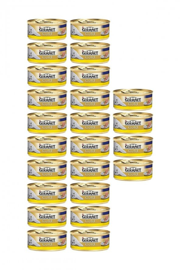 Gourmet Gold Kıyılmış Tavuklu Yaş Kedi Maması 85 Gr X 24 Adet