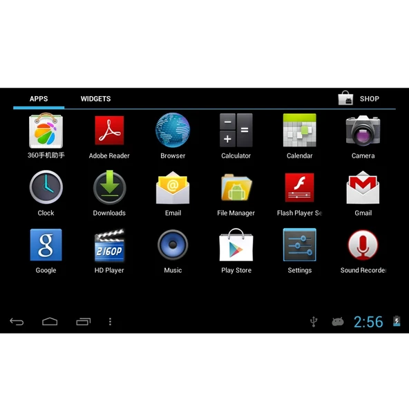 Q88 Tablet PC 7 Inç 1GB RAM 8GB Depolama Android 4.0 Mavi WiFi Bluetooth - 7