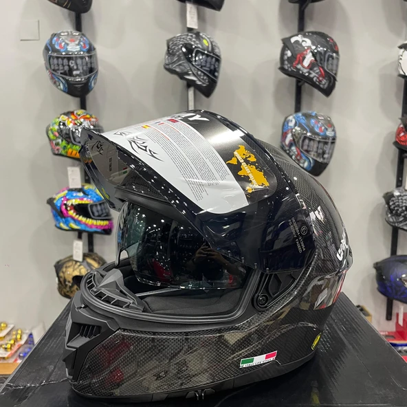 SWAY SW 861 CARBON SNAKE Gloss Full Face - 2