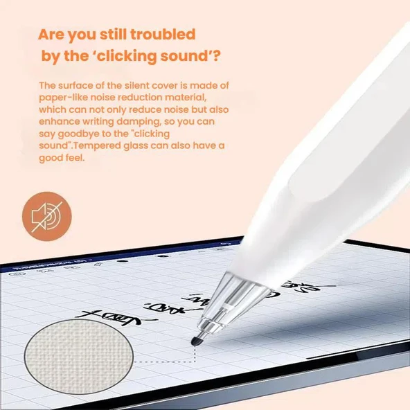 Xiaomi Akıllı Kalem 2 Nesil Yedek Uç Beyaz Sönümlü İğne Uçlu 1 Daire Kalem Uç Kapağı - 8