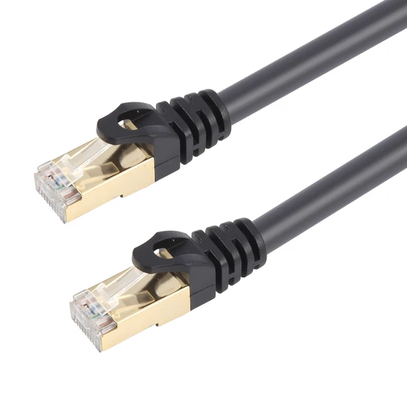 3 Metre Gigabit Ağ Cat 8 Çift Korumalı Kablo