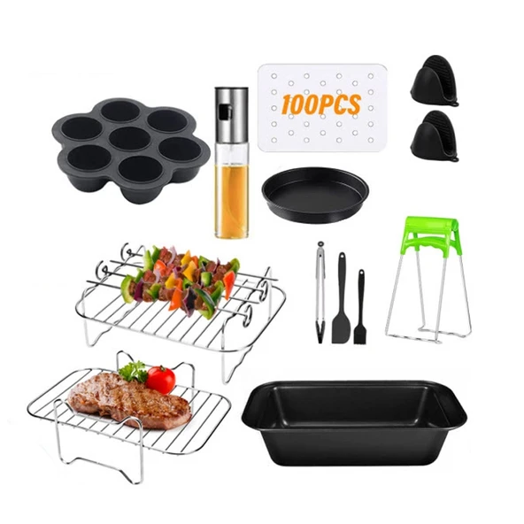 Ninja DZ201 DZ401 Foodi 8 Quart 11 in 1 Hava Fritözü Aksesuar Seti