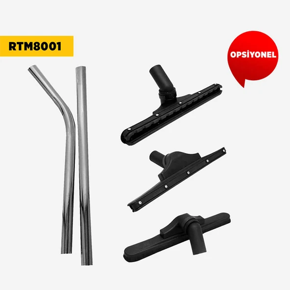 Rtm8050 Islak - Kuru Sanayi Tipi Süpürge 2400 W 72 L - 5