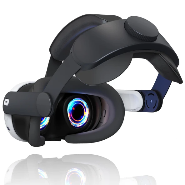Meta Quest 3 VR Ayarlanabilir Elit Kafa Bandı Siyah