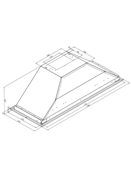 Silverline 1170 ASTEC 90 cm Inox Aspiratör - 2