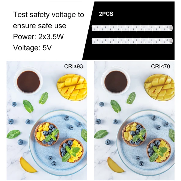 PULUZ 20cm Katlanabilir Taşınabilir Fotoğraf Stüdyosu Işıklı Çekim Çadırı 2 LED Panel 1100LM 2 Renk Fon (Siyah Beyaz) - 5