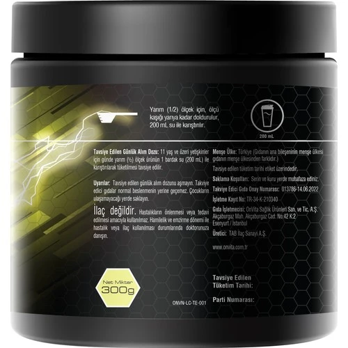 Onvıta Nutrition L-Citrulline, 300 Servis - 2