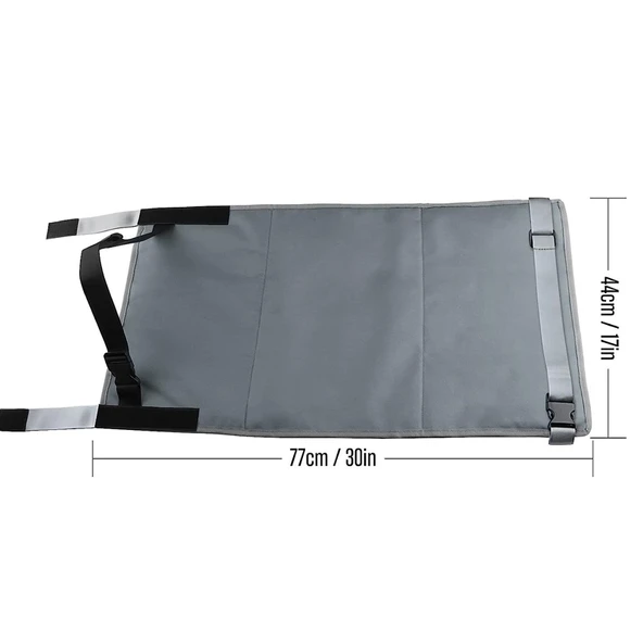 79x44cm Çocuk Uçak Koltuğu Uzatıcı Taşınabilir Seyahat Minderi Mavi - 2