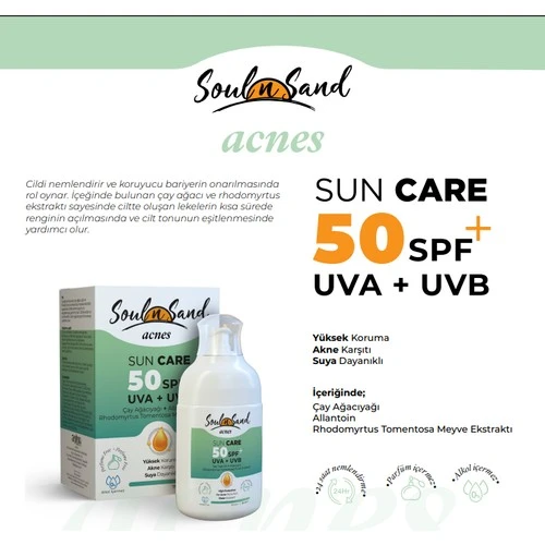 Soulnsand Acnes Sun Care 50 Spf + Kutulu 110 Ml - 3