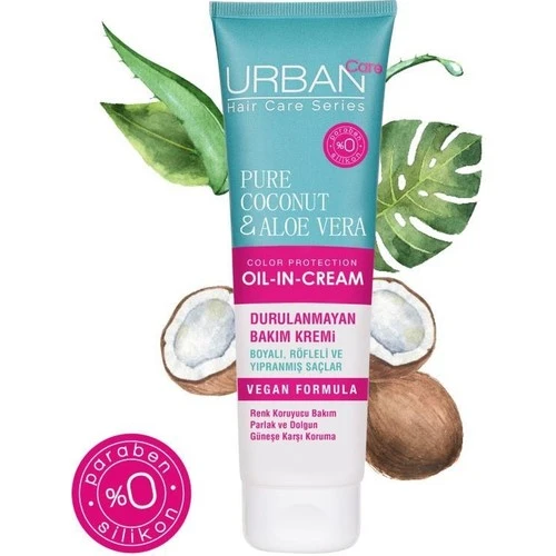 Urban Pure Coconut & Aloevera Durulanmayan Saç Bakım Kremi 150Ml - 3