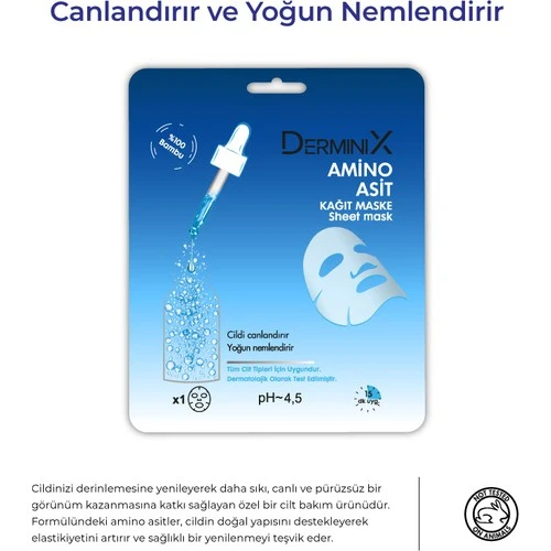 Derminix Amino Kağıt Maske - 2