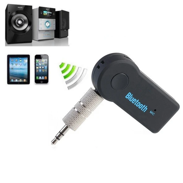 Araç Bluetooth Eller Serbest Müzik Mikrofon Alıcısı Tüm Akıllı Telefonlar İçin - 2
