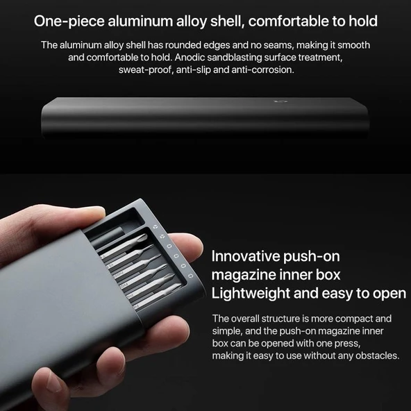 Orijinal Xiaomi Mijia 24 in 1 Hassas Manyetik Tornavida Seti - 10