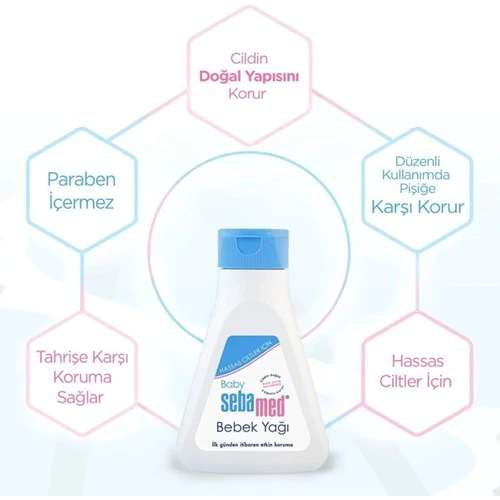 Sebamed Baby Skin Care Oil Bebek Yağı 150 ml - 3