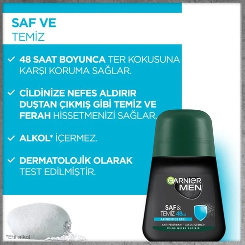 Garnıer Roll-On Bay 50Ml Saf & Temiz - 2