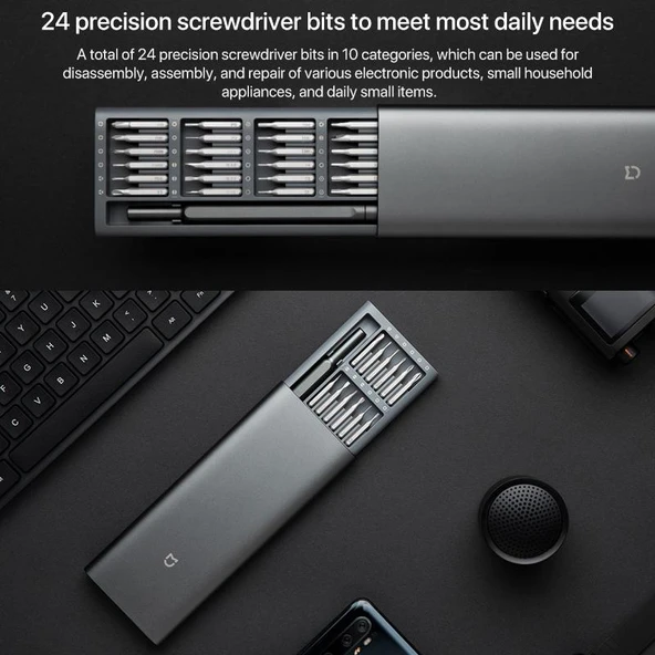 Orijinal Xiaomi Mijia 24 in 1 Hassas Manyetik Tornavida Seti - 6